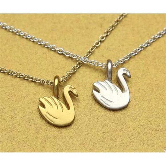 Swan Pendant Necklace – “Graceful” Strength & Elegance Jewelry Minimalist - Picture 4 of 6